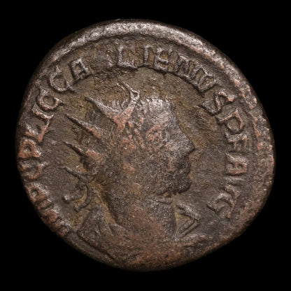 Rome, Emperor Gallienus, BI Antoninianus, Goddess of Victory - 255 to 256 CE - Roman Empire