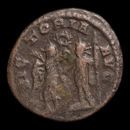 Rome, Emperor Gallienus, BI Antoninianus, Goddess of Victory - 255 to 256 CE - Roman Empire