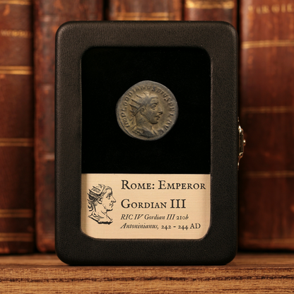 Rome, Emperor Gordian III, BI Antoninianus, Fortuna (Goddess of Fortune) - 242 to 244 CE - Roman Empire
