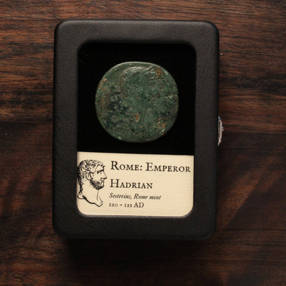 Rome, Emperor Hadrian, Large Bronze (Sesterius) - 120 to 121 CE - Roman Empire