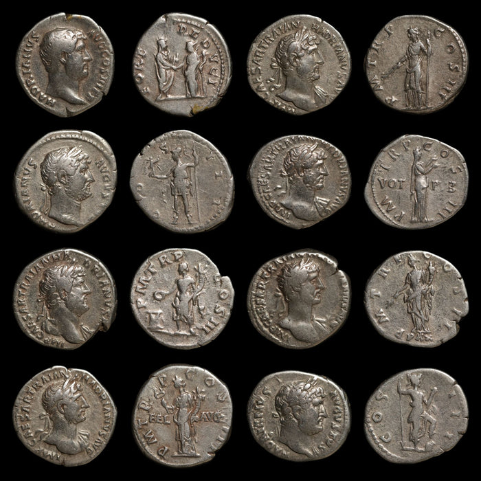 Rome, Emperor Hadrian, Silver Denarius - 117 to 138 CE - Roman Empire