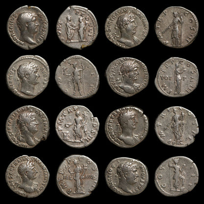 Rome, Emperor Hadrian, Silver Denarius - 117 to 138 CE - Roman Empire