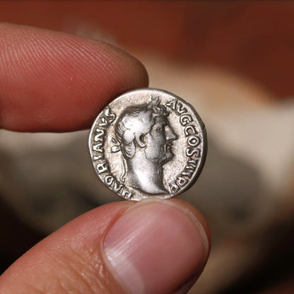 Rome, Emperor Hadrian, Silver Denarius - 117 to 138 CE - Roman Empire