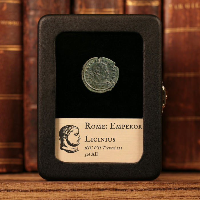 Rome, Emperor Licinius, AE3, Genius (Divinity) - 316 CE - Roman Empire