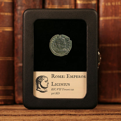 Rome, Emperor Licinius, AE3, Genius (Divinity) - 316 CE - Roman Empire