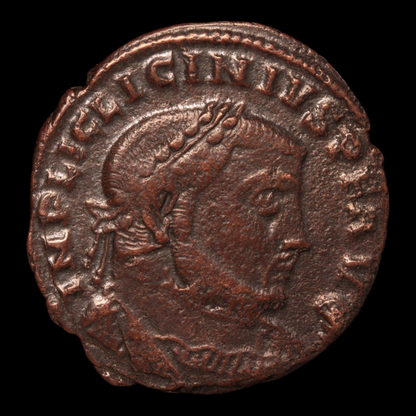 Rome, Emperor Licinius, Bronze AE3 (Jupiter Reverse) - 312 to 313 CE - Roman Empire