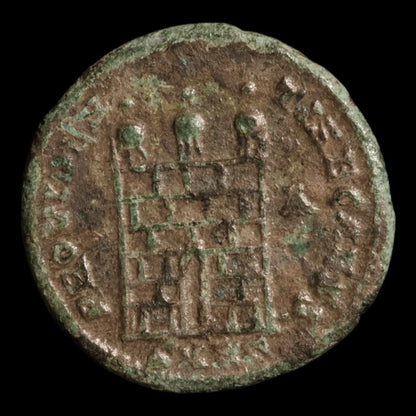 Rome, Emperor Licinius II, AE Nummus, "Camp Gate" Reverse - 318 to 320 CE - Roman Empire