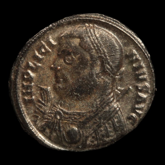 Rome, Emperor Licinius, Silver Washed AE3, 20mm, Antioch Mint, Jupiter Reverse - 317 – 320 CE - Roman Empire
