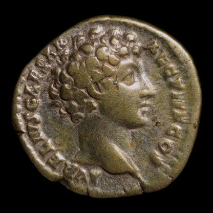 Rome, Emperor Marcus Aurelius, AR Denarius, Priestly Implements - 140 to 144 CE - Roman Empire