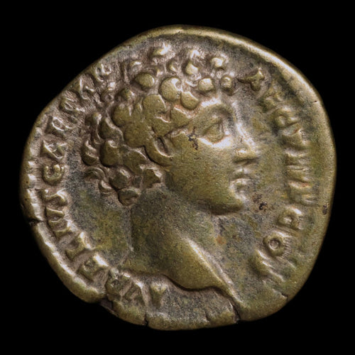 Rome, Emperor Marcus Aurelius, AR Denarius, Priestly Implements - 140 to 144 CE - Roman Empire