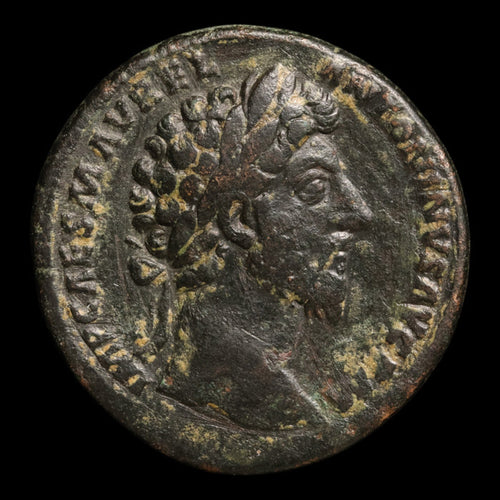 Rome, Emperor Marcus Aurelius, Large AE Sestertius, Emperor & Brother Reverse - 161 to 162 CE - Roman Empire