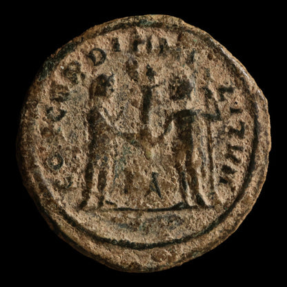Rome, Emperor Maximian, AR Antoninianus, Emperor & Jupiter Reverse - 292 to 295 CE - Roman Empire