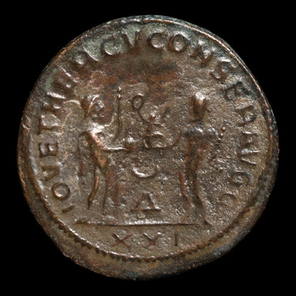 Rome, Emperor Maximian, BI Antoninianus, Jupiter & Hercules - 285 to 295 CE - Roman Empire