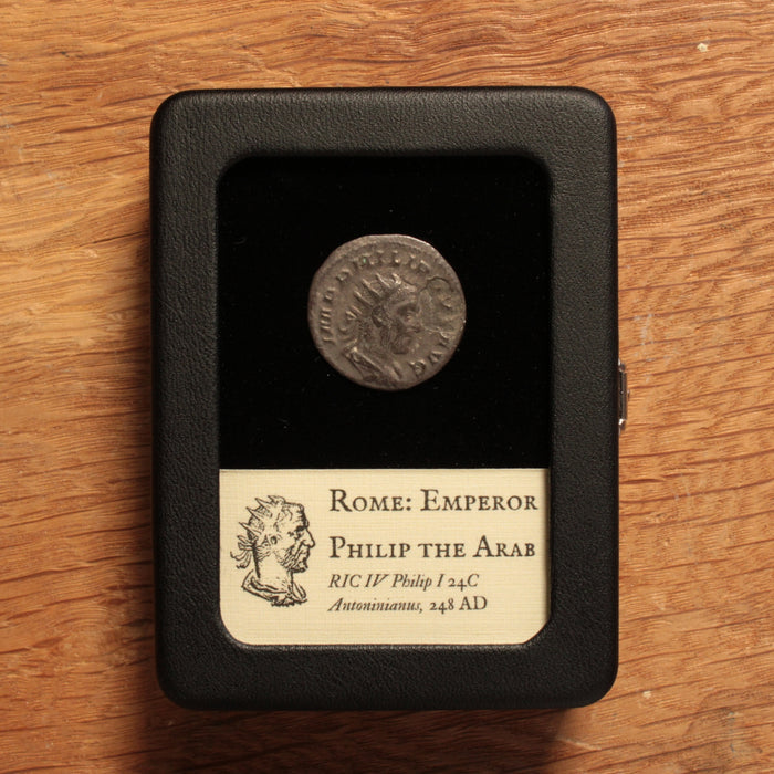 Rome, Emperor Philip the Arab Antoninianus, Column Reverse - 248 CE - Roman Empire