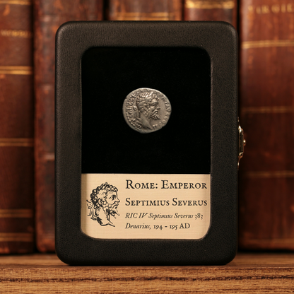 Rome, Emperor Septimius Severus, AR Denarius, Fortuna or Hilaritas - 194 to 195 CE - Roman Empire