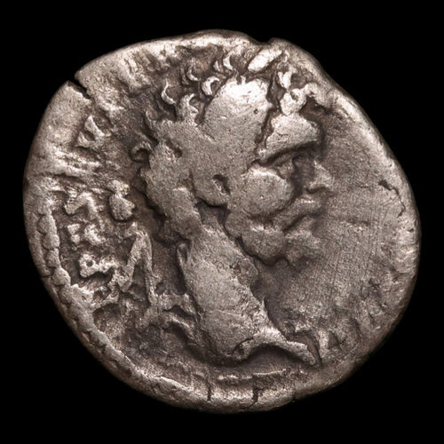 Rome, Emperor Septimius Severus, AR Denarius, Goddess of Victory - 195 to 196 CE - Roman Empire
