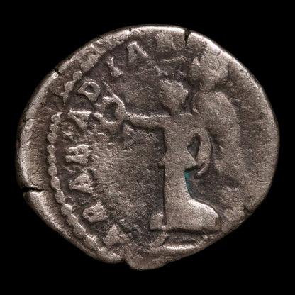 Rome, Emperor Septimius Severus, AR Denarius, Goddess of Victory - 195 to 196 CE - Roman Empire