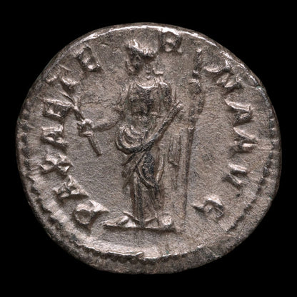Rome, Emperor Severus Alexander, AR Denarius, Pax (Goddess of Peace) - 222 to 228 CE - Roman Empire