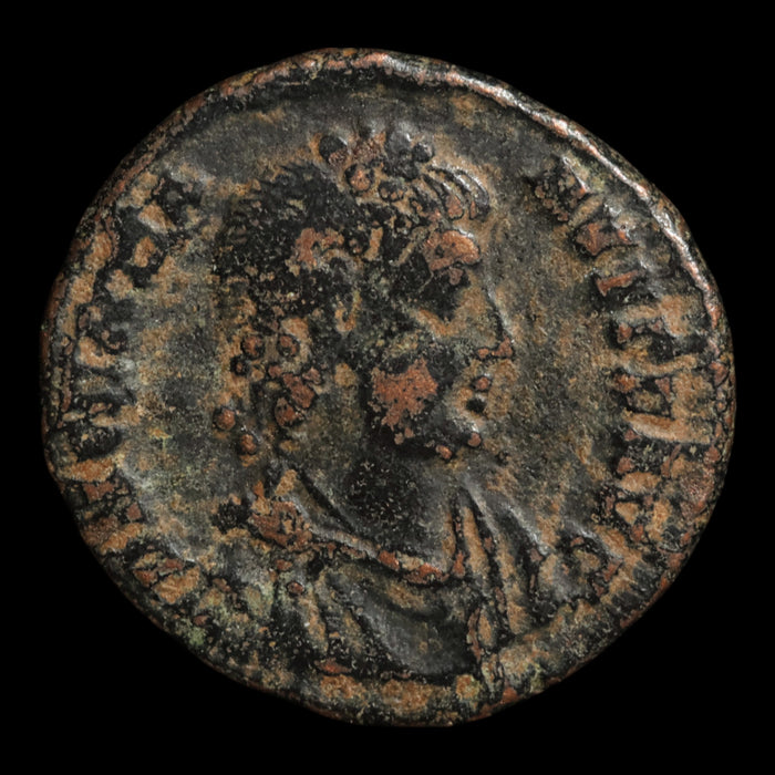 Rome, Emperor Theodosius I, AE3, Roma (Goddess of Rome) - 378 to 383 CE - Roman Empire
