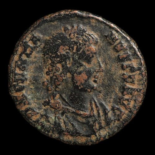 Rome, Emperor Theodosius I, AE3, Roma (Goddess of Rome) - 378 to 383 CE - Roman Empire