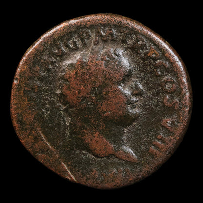 Rome, Emperor Titus, AE As, Spes (Goddess of Hope) - 80 to 81 CE - Roman Empire