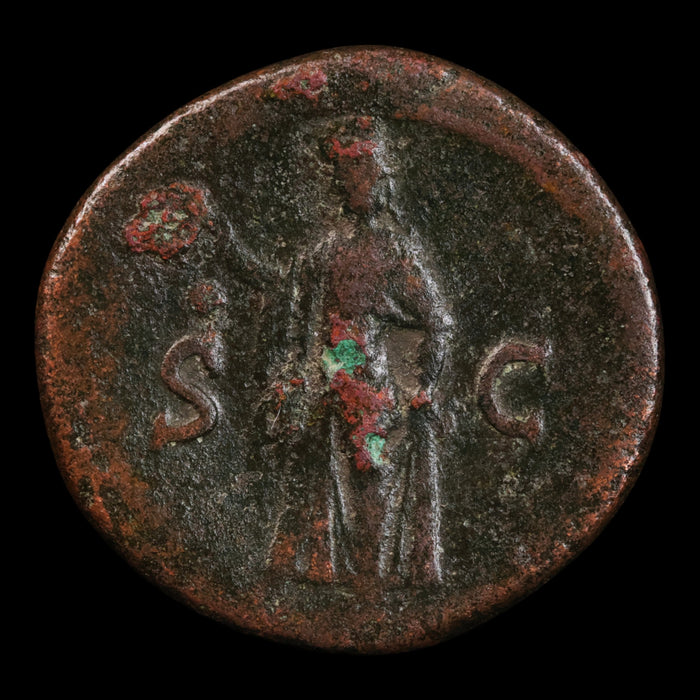 Rome, Emperor Titus, AE As, Spes (Goddess of Hope) - 80 to 81 CE - Roman Empire