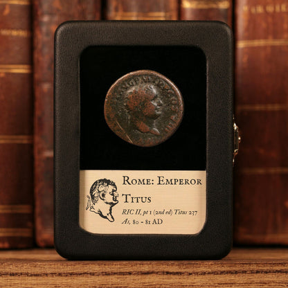 Rome, Emperor Titus, AE As, Spes (Goddess of Hope) - 80 to 81 CE - Roman Empire