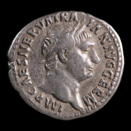 Rome, Emperor Trajan, AR Denarius, Abundantia (Goddess of Abundance) - 100 CE - Roman Empire