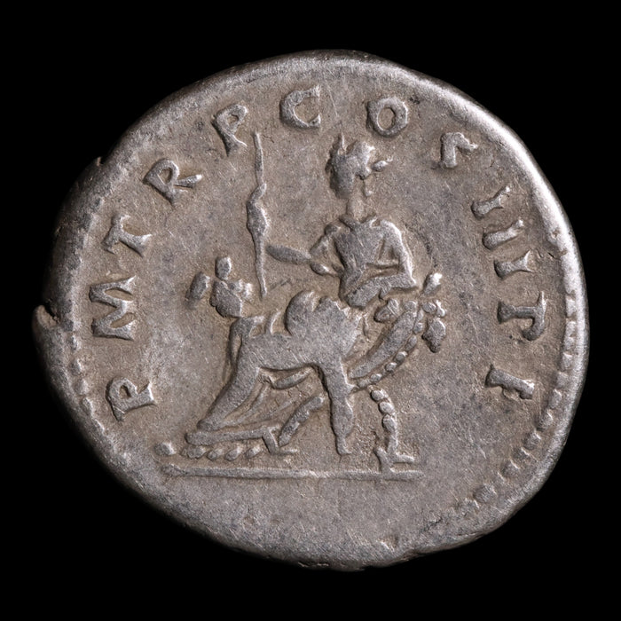 Rome, Emperor Trajan, AR Denarius, Abundantia (Goddess of Abundance) - 100 CE - Roman Empire