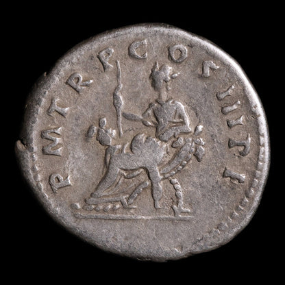 Rome, Emperor Trajan, AR Denarius, Abundantia (Goddess of Abundance) - 100 CE - Roman Empire