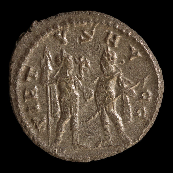 Rome, Emperor Valerian, AR Antoninianus, Valerian & Gallienus - 255 to 256 CE - Roman Empire