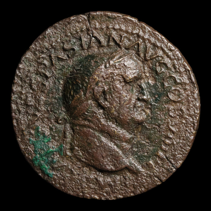 Rome, Emperor Vespasian, AE Dupondius, Fortuna (Goddess or Fortune)  - 77 to 78 CE - Roman Empire