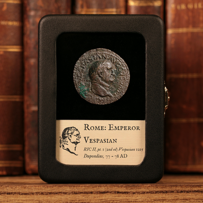 Rome, Emperor Vespasian, AE Dupondius, Fortuna (Goddess or Fortune)  - 77 to 78 CE - Roman Empire