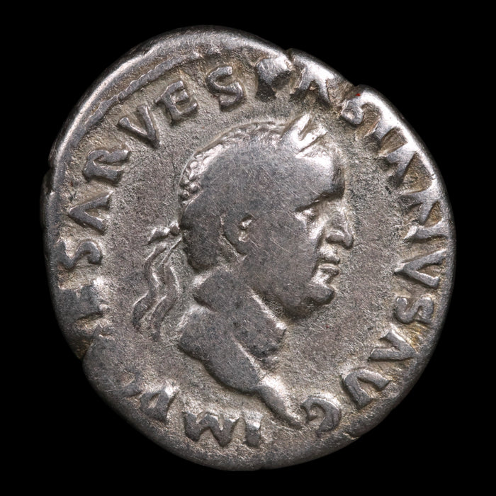 Rome, Emperor Vespasian, AR Denarius, Aequitas (Justice) - 70 CE - Roman Empire