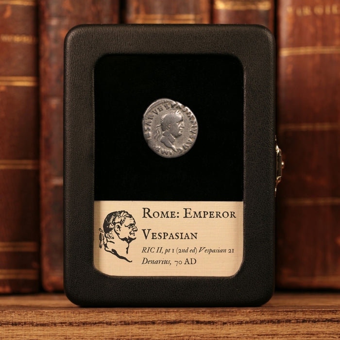 Rome, Emperor Vespasian, AR Denarius, Aequitas (Justice) - 70 CE - Roman Empire