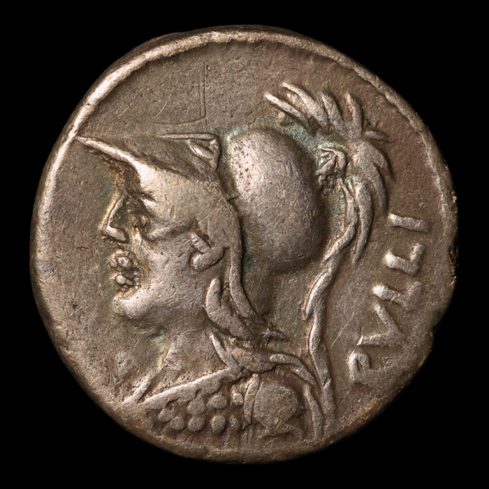 Rome, P. Servilius Rullus, AR Denarius, Minerva & Victory - 100 BCE - Roman Republic
