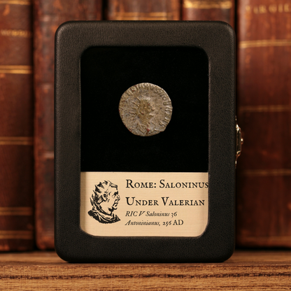 Rome, Saloninus under Valerian, AR Antoninianus, Spes (Goddess of Hope) - 256 CE - Roman Empire