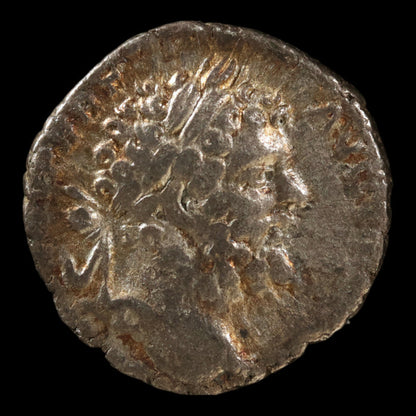 Rome, Septimius Severus, AR Denarius, Securitas (Goddess of Security) - 194 to 197 CE - Roman Empire