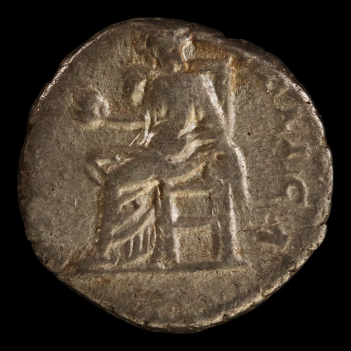 Rome, Septimius Severus, AR Denarius, Securitas (Goddess of Security) - 194 to 197 CE - Roman Empire