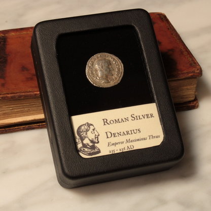 Rome, Silver Denarius, Emperor Maximinus Thrax - 235 – 236 CE - Roman Empire