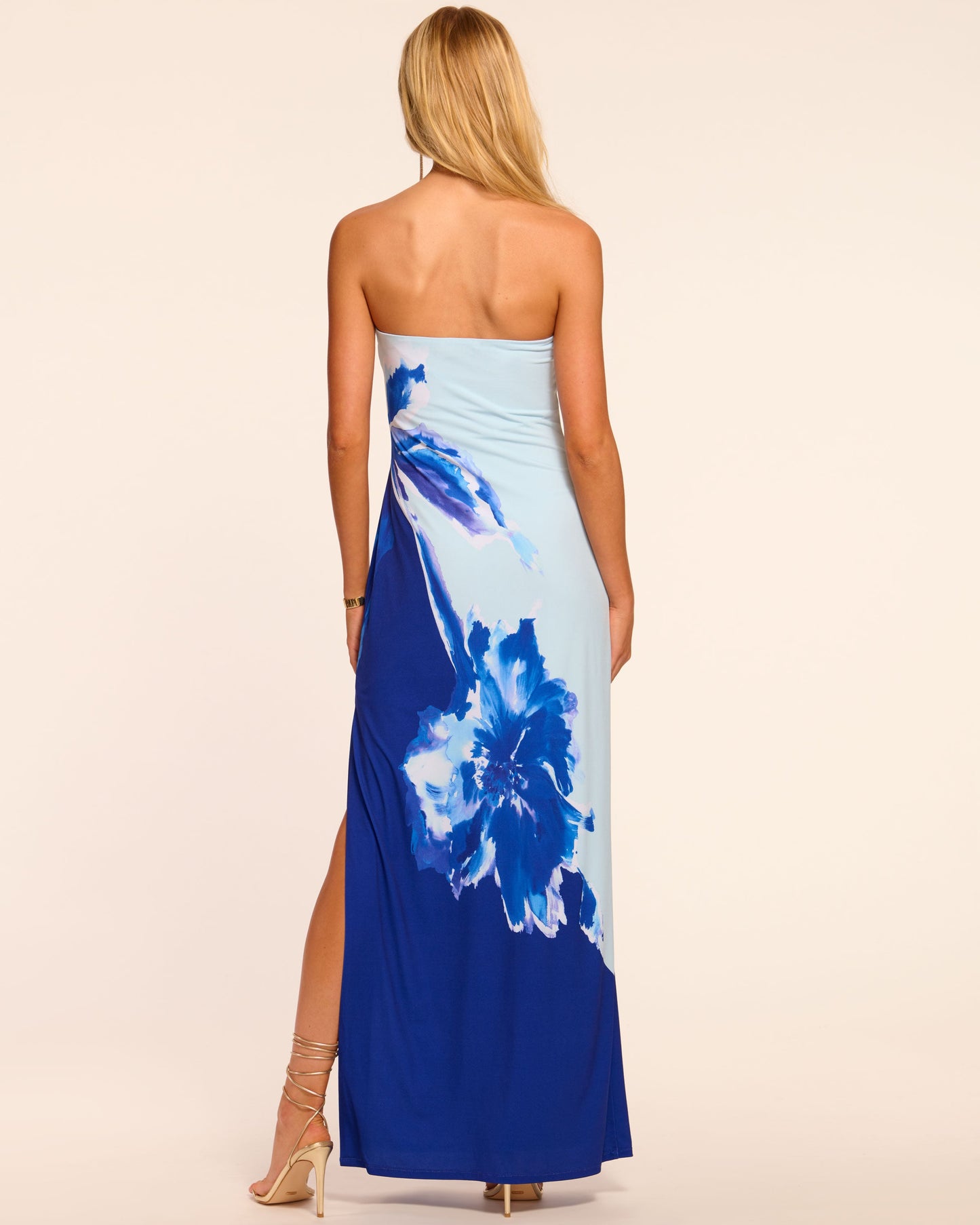 Nora Strapless Jersey Maxi Dress