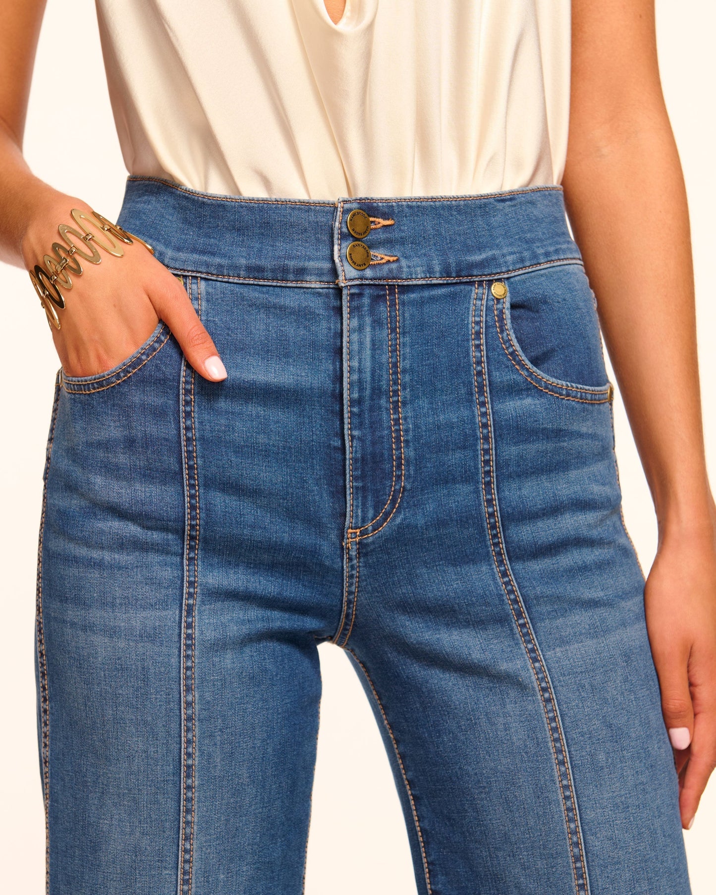 Tina High-Rise Wide Leg Jean | MEDIUM WASH