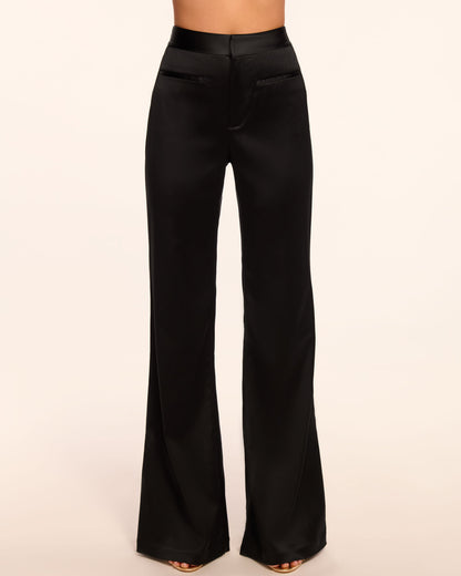 Vespera Satin Low Rise Pant