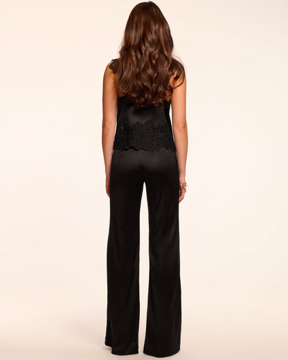 Vespera Satin Low Rise Pant