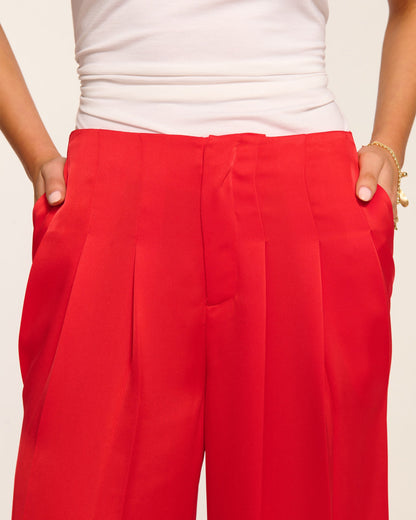 Yvette Pleated Wide Leg Pant