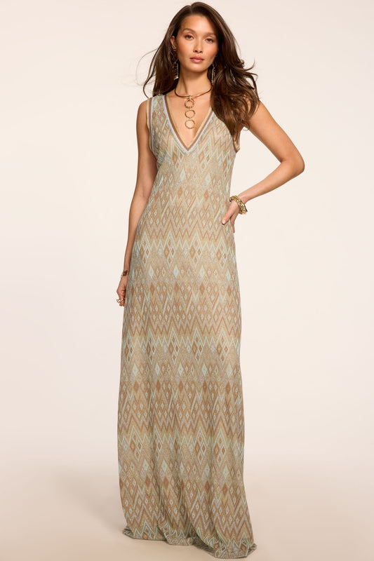 Reese Printed Knit Maxi Dress