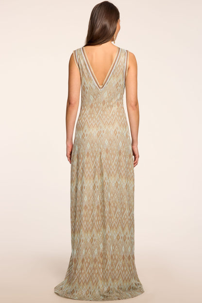 Reese Printed Knit Maxi Dress