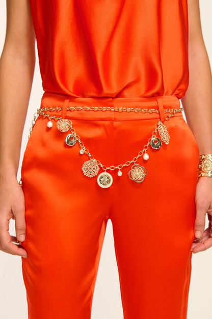 Vivienne Silk Flare Pant