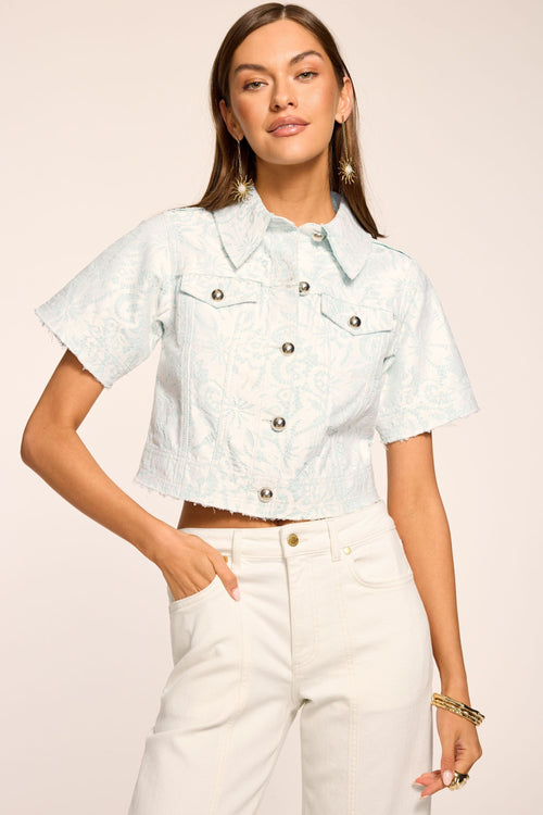 Winnie Lace Cropped Jacket