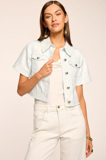 Winnie Lace Cropped Jacket